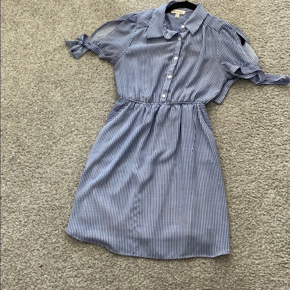 Striped casual dress